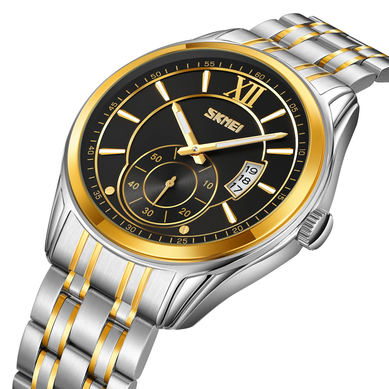 [9319SIBK] SKMEI 9319 (Silver-Black)