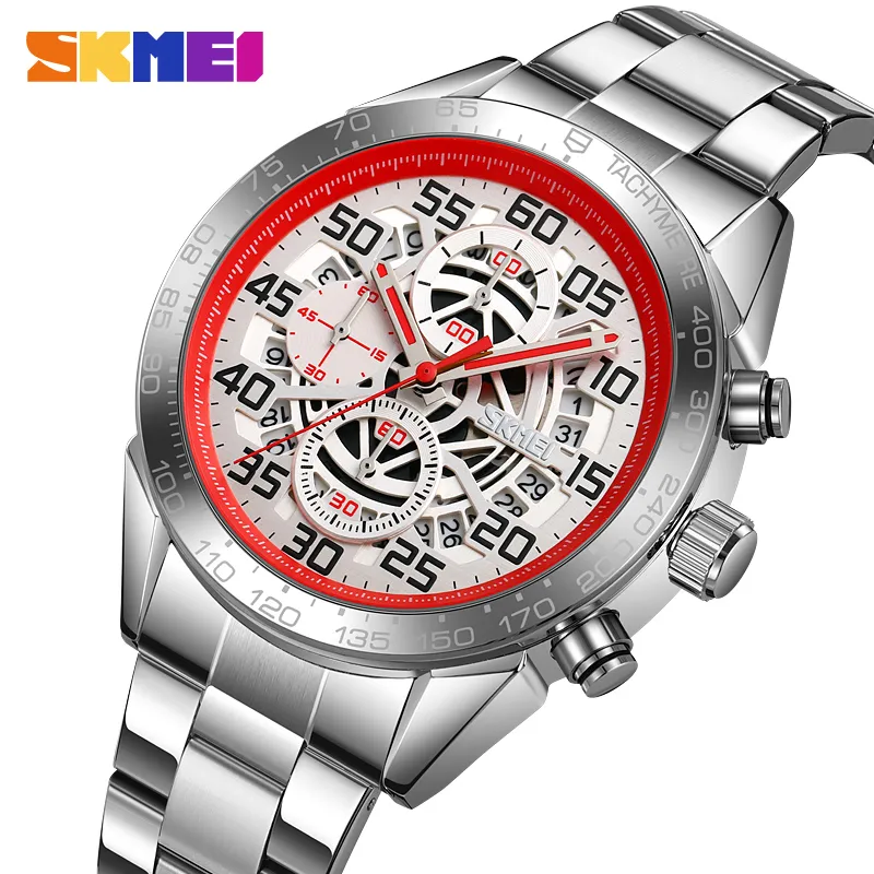 [9338SIBK] SKMEI 9338 (Silver/Black)