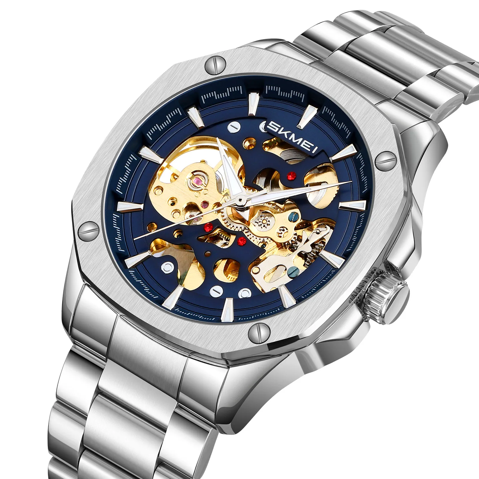 [9378SIBK] SKMEI 9378 (Silver/Black)